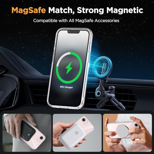 Image of Miracase for iPhone 16e case & iPhone 17e Case for MagSafe [with 2x9H+ Screen Protectors] TOP Military-Grade Protection Shockproof with Velvet Touch for iPhone 16e /17e Phone Case 6.1 inch, Clear