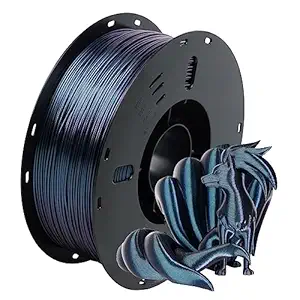Voxelab PETG Filament 1.75mm, Strong & Flexible, Burnt Titanium, 1kg (2.2lbs), PETG Pro