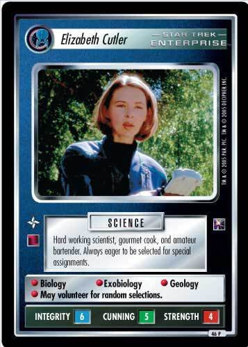 Decipher Star Trek CCG 1E Enterprise Collection FOIL Elizabeth Cutler 46P