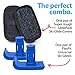 Bundle: Flexfit Universal Ski Glides with GlideSocks (Dark Blue)