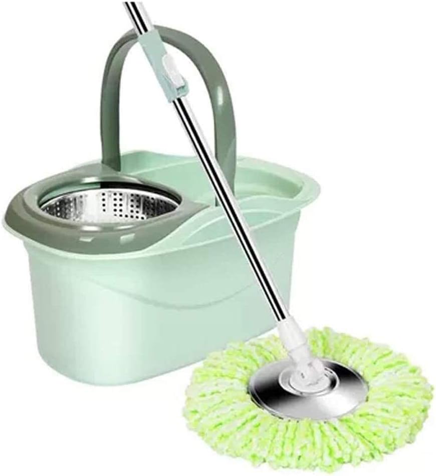 360 Degree Rotary Mop Bucket Automatic Dehydration Absorbent Loom Microfiber