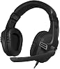 VERSICO Stereo PC Headset with Impressive Full-Range Sound for Gaming, Music, Calls and Microphone, Black-Grey