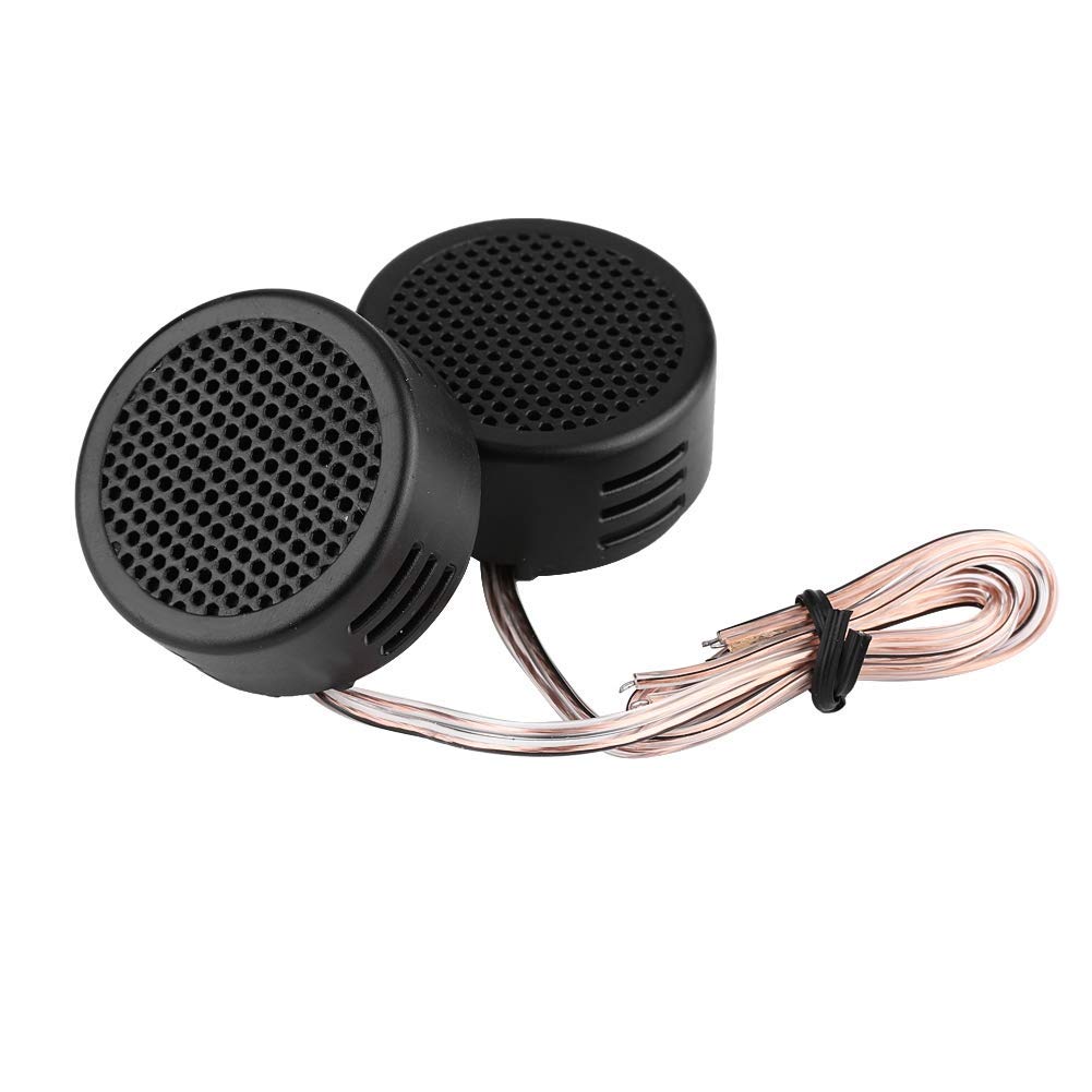 Tweeters Voiture 500W 12V – Super Puissants, Son Clair Et Percutant, Noir (Paire)