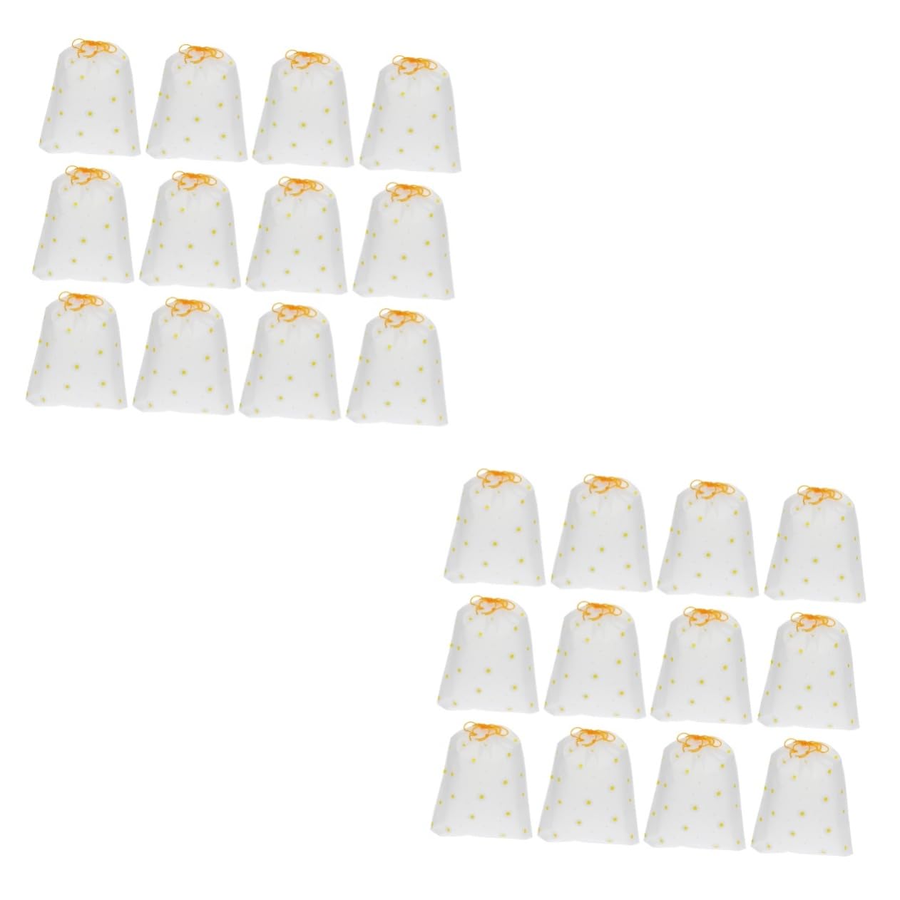 Cabilock 2 Sätze Schuh Aufbewahrungstasche Kleine Papiertüten Beutel Wiederverwendbare Einkaufstasche Aufbewahrungstaschen Segeltuchtaschen Masse Tüten Zum Mitnehmen Sport 25 Stück * 2