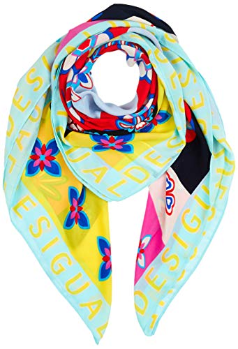 Écharpe Desigual Stone Garden 120 cm imprimé fleuri multicolore