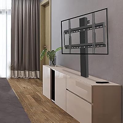 TV Bracket, TV Wall Mount Motorized TV Lift, Adjustable Electric TV Mount with Automatic Lift, Stroke Length 31.4 Inches, Load Capacity 165 Lbs, Fits 55-60 Inch TVs TV Mount TV Stand