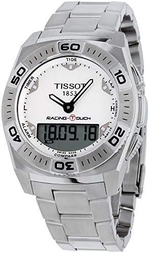 Tissot Racing Touch White Dial Stainless Steel Men's Watch
