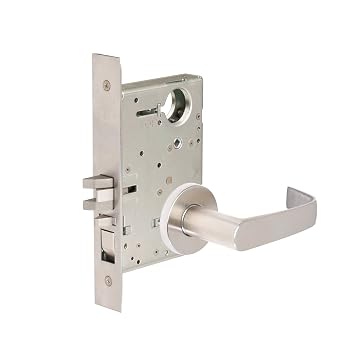 CORBINRUSSWIN ML2051-NSA-626-LC 626 Satin Chrome, Lever NSA Newport, Entrance/Entry/Office, Steel; Stainless Steel; Brass