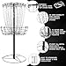 MVP Disc Sports Black Hole Practice 24-Chain Portable Disc Golf Basket Target