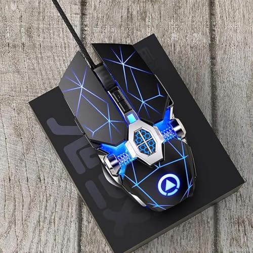3200DPI Kablolu Işıklı Ergonomik Tasarım Oyuncu Gaming Mouse - AL5046 (Siyah)