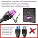 TAIFU 22V Printer Adapter Power Cord for HP Deskjet 1010 1012 1510 1518 0957-2385 0957-2403 HP Deskjet 1512 1513 1514 1315 2515 2548 2540 2542 2544 F4580 Officejet 2620 Ink All-in-One Power Supply