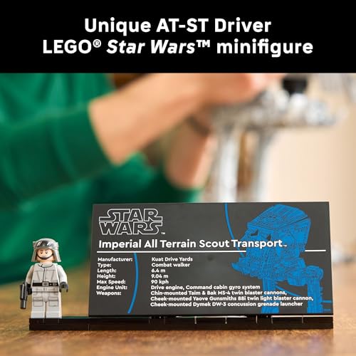 Image of LEGO Star Wars at-ST Walker Building Set - Adult Building Blocks for Fans, Ages 18+ - Imperial Forces Collectible Model Kit - Star Wars Gift Idea for Men & Women - 75417