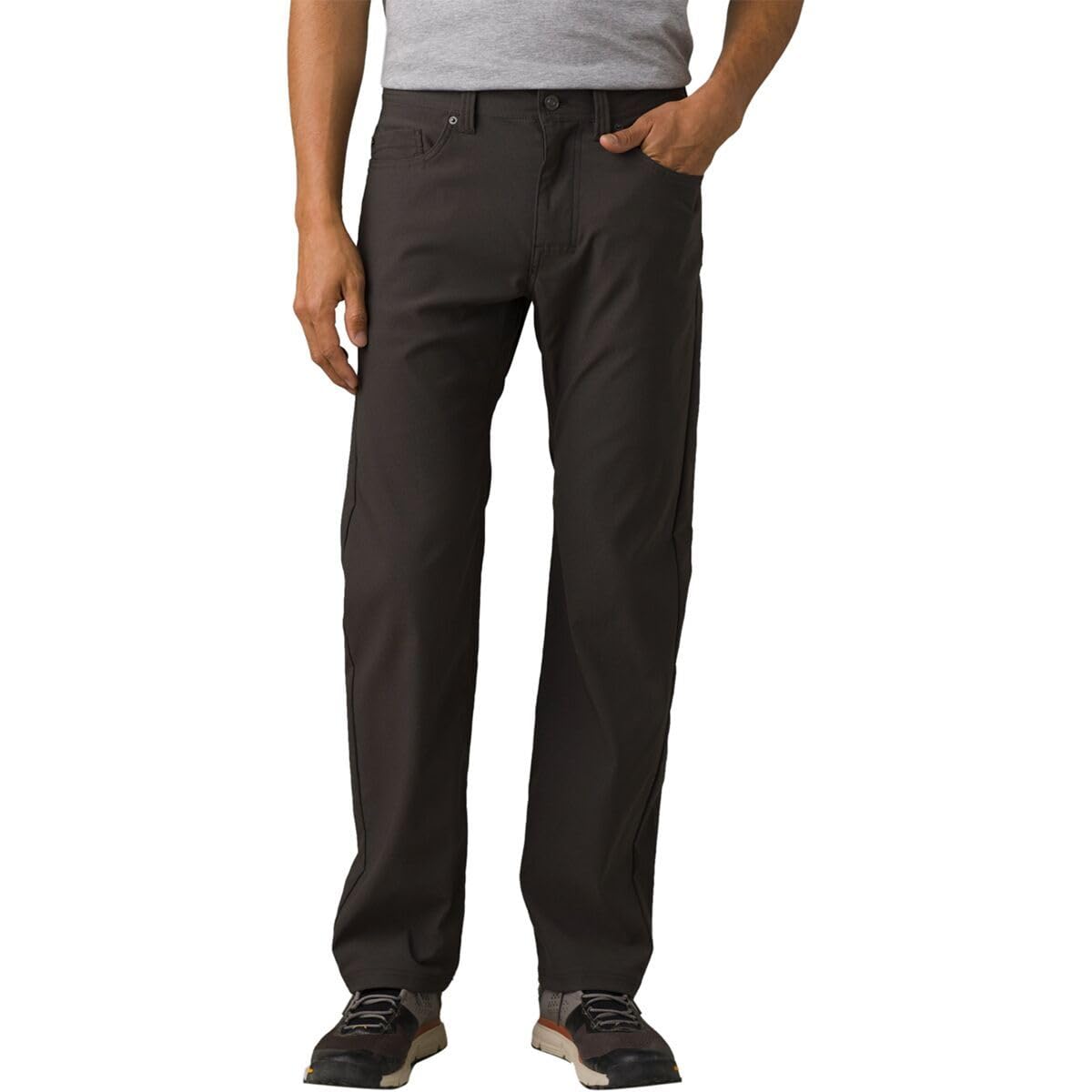 prAna Brion Pants II Trousers for Men Abrasion and Water Resistance Zip and Fly Closure Belt Loops Dark