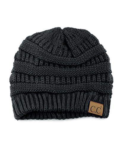Image of Cambridge Select Thick Slouchy Knit Oversized Beanie Cap Hat