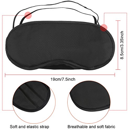 20 stuks oogmaskers, oogmasker voor slapen, spelen, reizen, met neuskussen. - Image 4