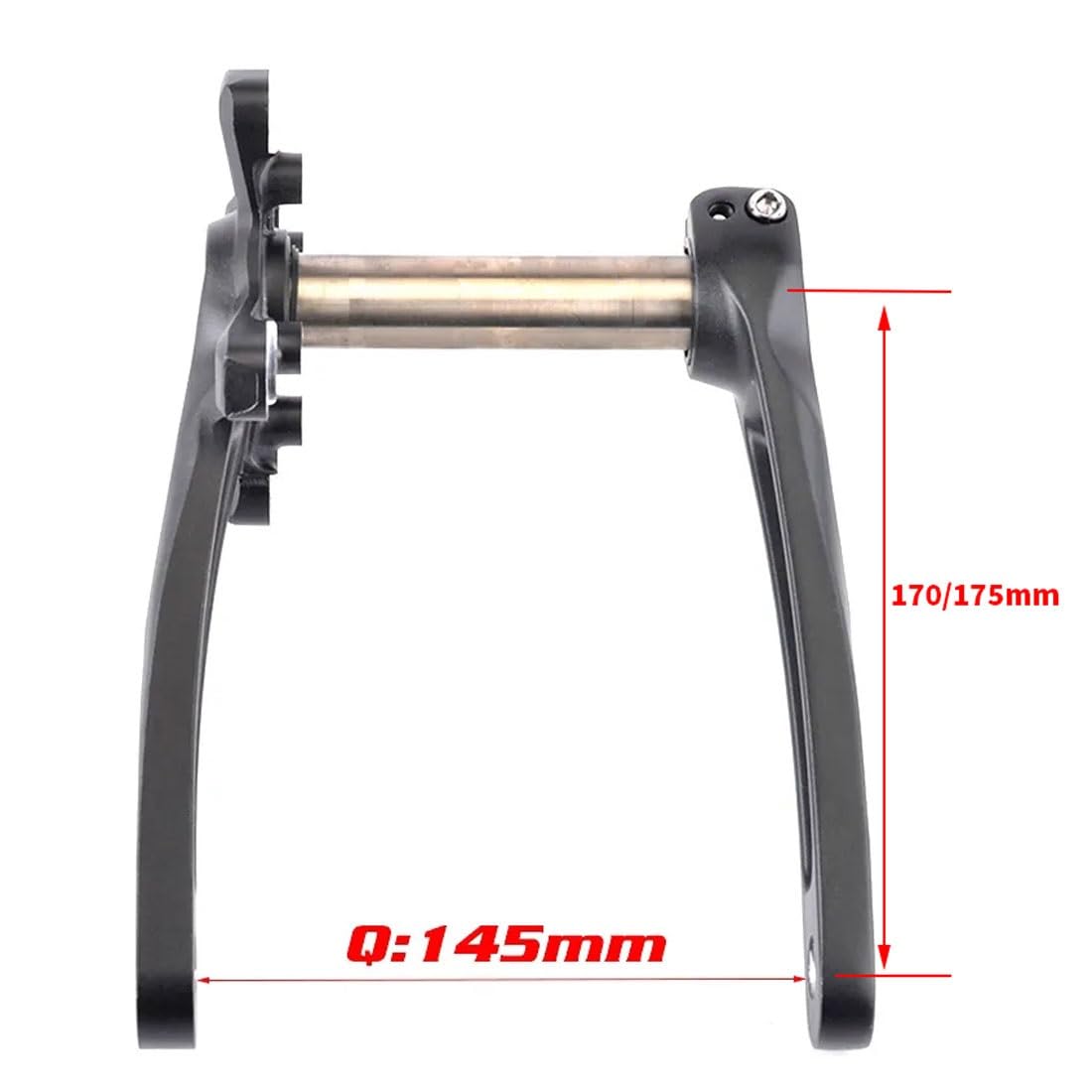 64/104BCD zestaw ramion korbowych do roweru górskiego 170 mm/175 mm MTB zestaw korbowy ze stopu aluminium (rozmiar: 175 mm)