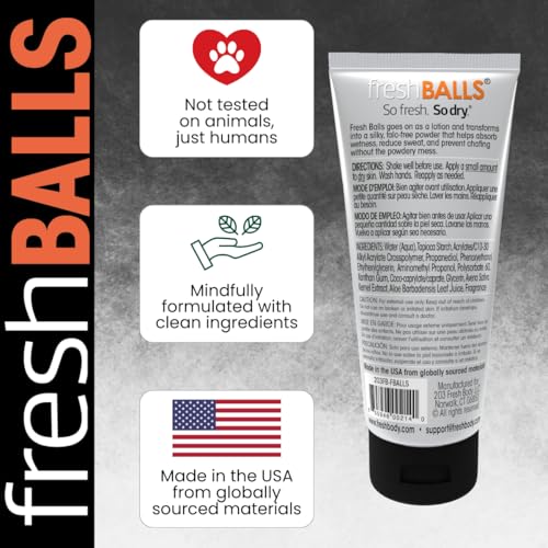 image for Fresh Body FB FRESH BALLS Lotion Anti-Chafing Cream Ball Deodorant for