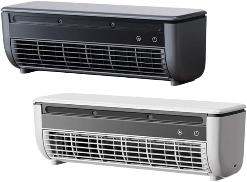 2025 Upgraded Mini Portable Wireless Air Conditioner Fan|3 Wind Modes for Cooling|15W 6000mAh Wall Mounted AC with Remote Control|10 dB Quiet for Home, Camping, Bedroom, Kitchen (1, White)
