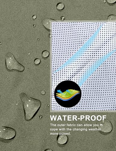 Little Donkey Andy Mens Ultra Light Rain Jacket, Stretch Waterproof Raincoat with Hood for Hiking, Running2