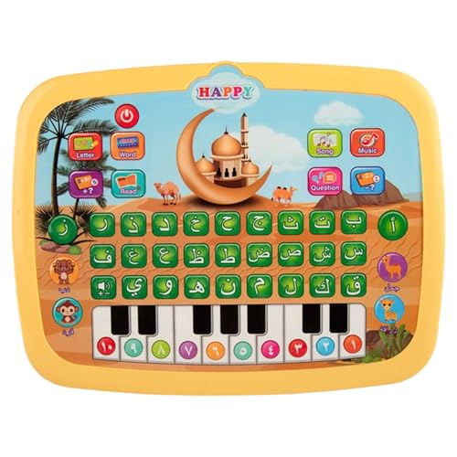 Tablette d'apprentissage pour Les Tout-Petits Tablette Interactive pour Tout-Petits avec Son et Musique Jouet éducatif pour Enfants âgés de 2 à 5 Ans Jouet...