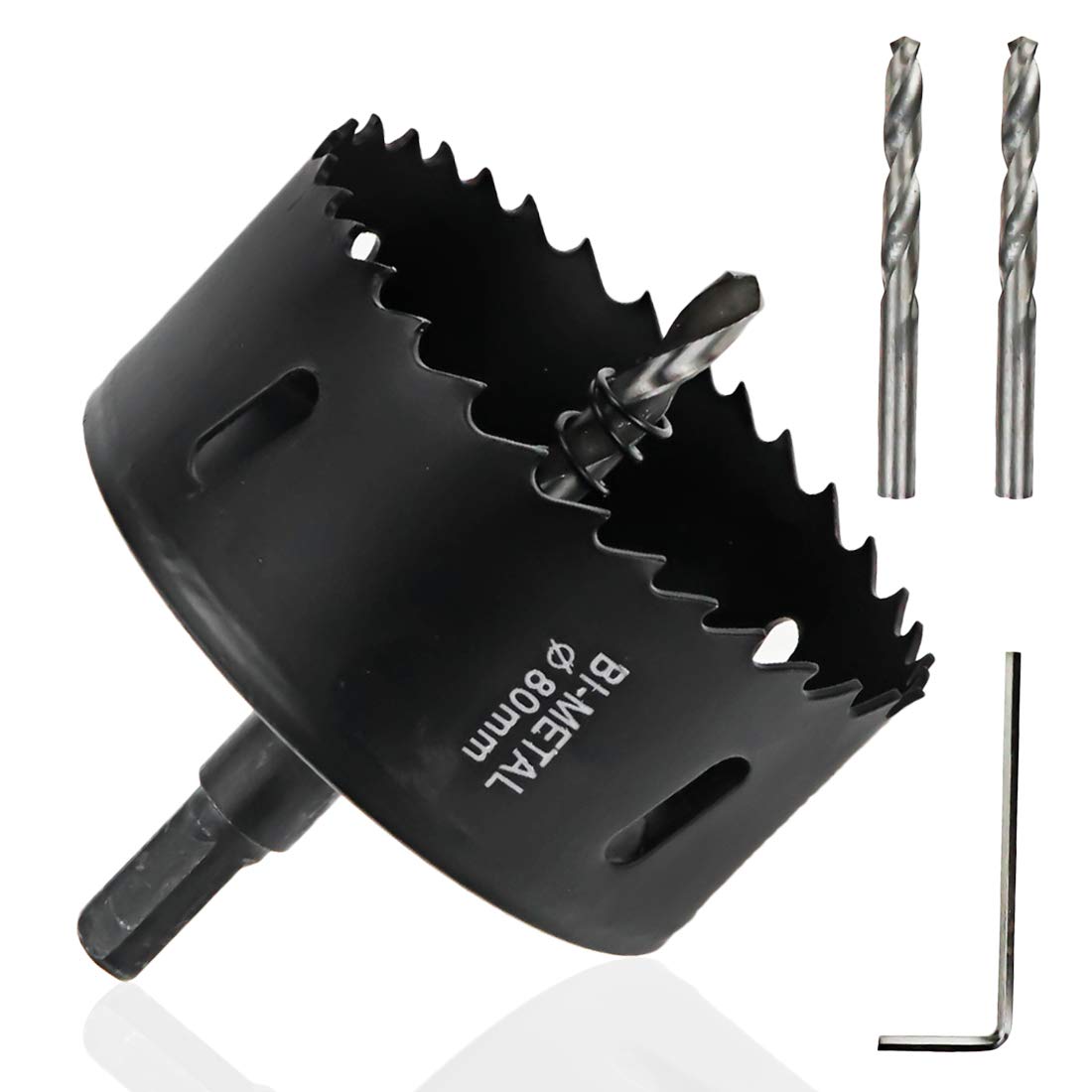 Hole Saw Drilling Cutter Tool for Wood Material 80mm/3.15" Cutting Dia