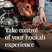 Kaloud Lotus II Hookah Heat Management Device - Perfect for Cleaner, Smoother, Tastier Hookah Flavor and Longer Lasting Smoke Sessions - Stainless Steel - Nubis Gray
