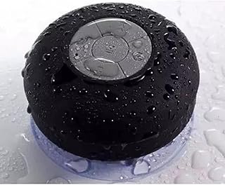 Mini caixa de som bluetooth black à prova d'agua 5w com ventosa