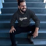 klassischer Schnitt World of Football Kapuzenpulli Ultras St. Pauli schwarz - S