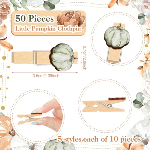 Image of Patelai 321 Pcs Little Pumpkin Baby Shower Decorations Fall Thanksgiving Baby Shower Games Supply for Gender Reveal Party Games Friendsgiving a Little Pumpkin is on The Way