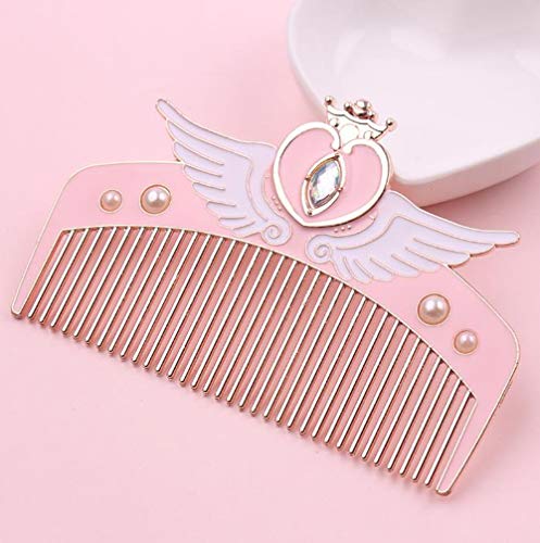 Sailor Moon Makeup Comb Hair Brush Girls Hairbrush Hair Comb Girls Hairdresser (Pink Heart) #TOP5