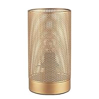 Pauleen 48099 Golden Mesh Table luminaire max. 40W E14 mash lamp Wire Gauze Gold Table lamp 230V Metal