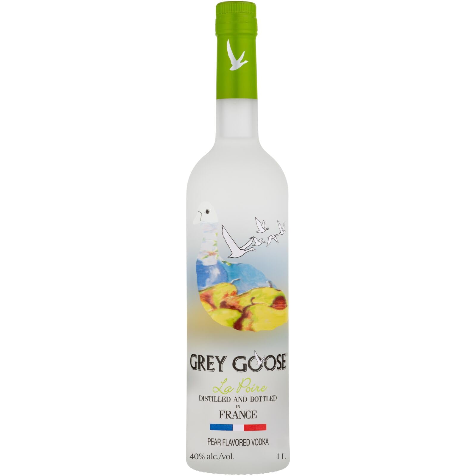 GREY GOOSE La Poire, ALC. 40 %, 100 cl / 1 l, vodka francés aromatizado de, elaborado con Grey Goose y peras de Anjou infusionadas y destiladas