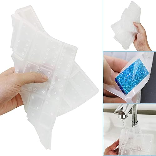 Miniatura 9 de Caja de almacenamiento de moldes de resina epoxi de silicona, fundición de resina epoxi, 2 unidades