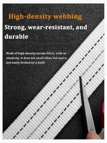 Sangle remorquage 4 m en nylon renforcé double couture robuste