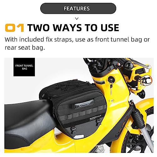 Bolsa Karlak grande para moto con capacidad 15L miniatura 4