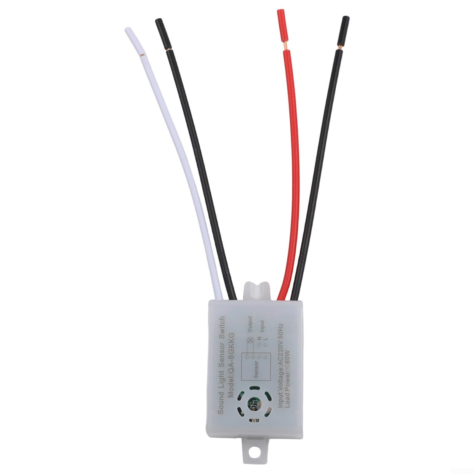 Interruttore del sensore vocale acustico da 220 V per interni con controllo vocale automatico con rilevamento della luce e protezione IP44 per corridoi bagni magazzini