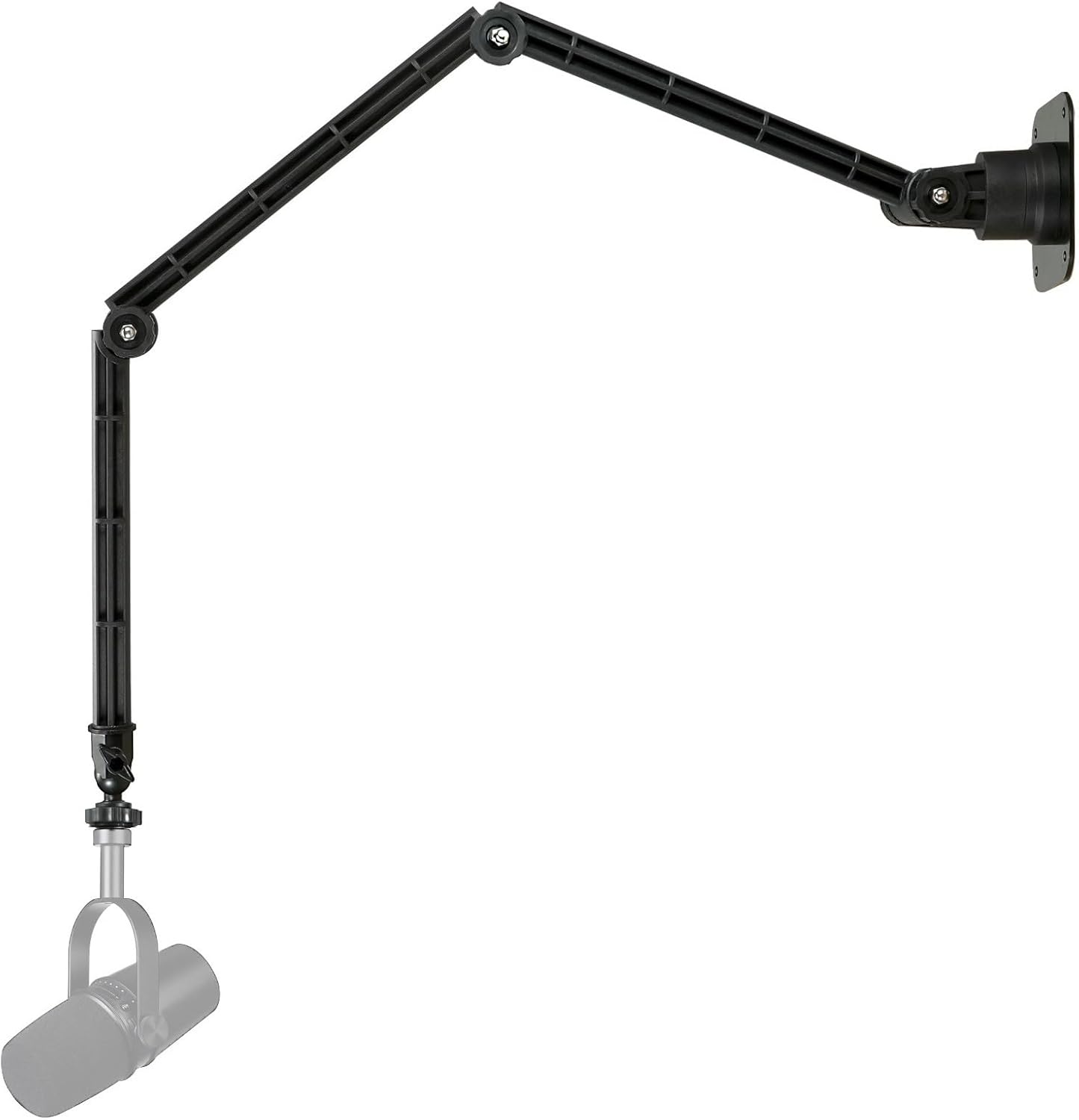 Ceiling/Wall Microphone Mount Holder Stand compatible with Shure SM58 MV7X SM7DB MV6 PGA48 MV7+ SM57 SM4 Microphones