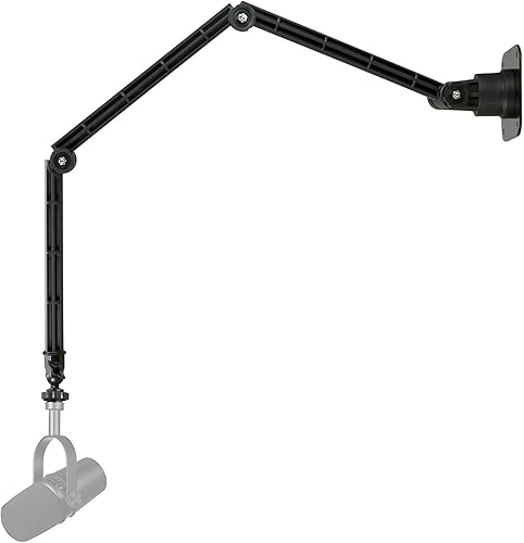 Miniatura 3 de Soporte para micrófono de techopared compatible con micrófonos Shure SM58 MV7X SM7DB MV6 PGA48 MV7+ SM57 SM4