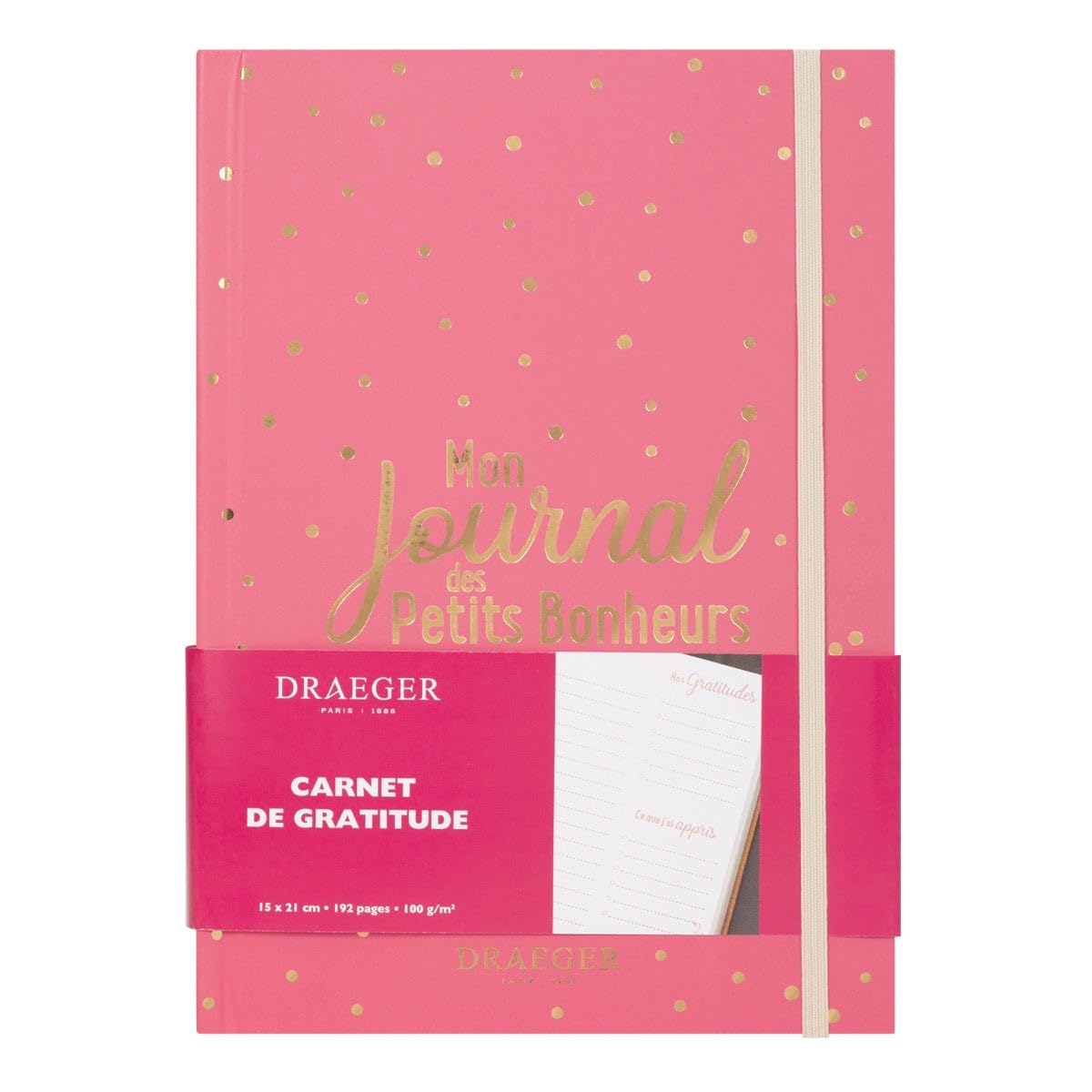 Draeger Tagebuch Für Kleine Glücksmomente – Notizbuch Mit Festem Einband In Rosa & Gold