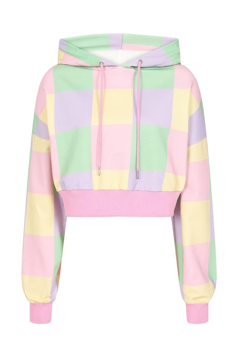Hell Bunny Unisex Multi Colour Mila Hoodie Small