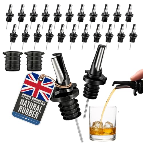 24 pack pour spouts with adapters for large bottles