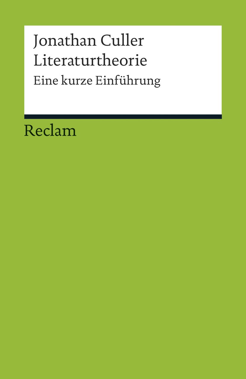 Literaturtheorie: Eine kurze Einführung