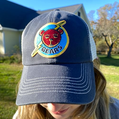 Vintage Inspired Baseball Cap – Embroidered Patch Adjustable Hat – Classic Sports Nostalgia on 47 Brand Cleanup Trawler (Blue/White)