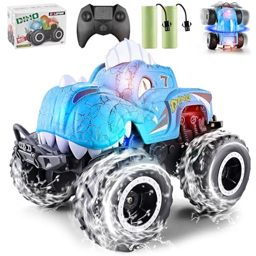 S W/2 Batteries 100min, 360&deg; Rotating Stunt Rc Car Toys Birthday Gift For Kids 3-5