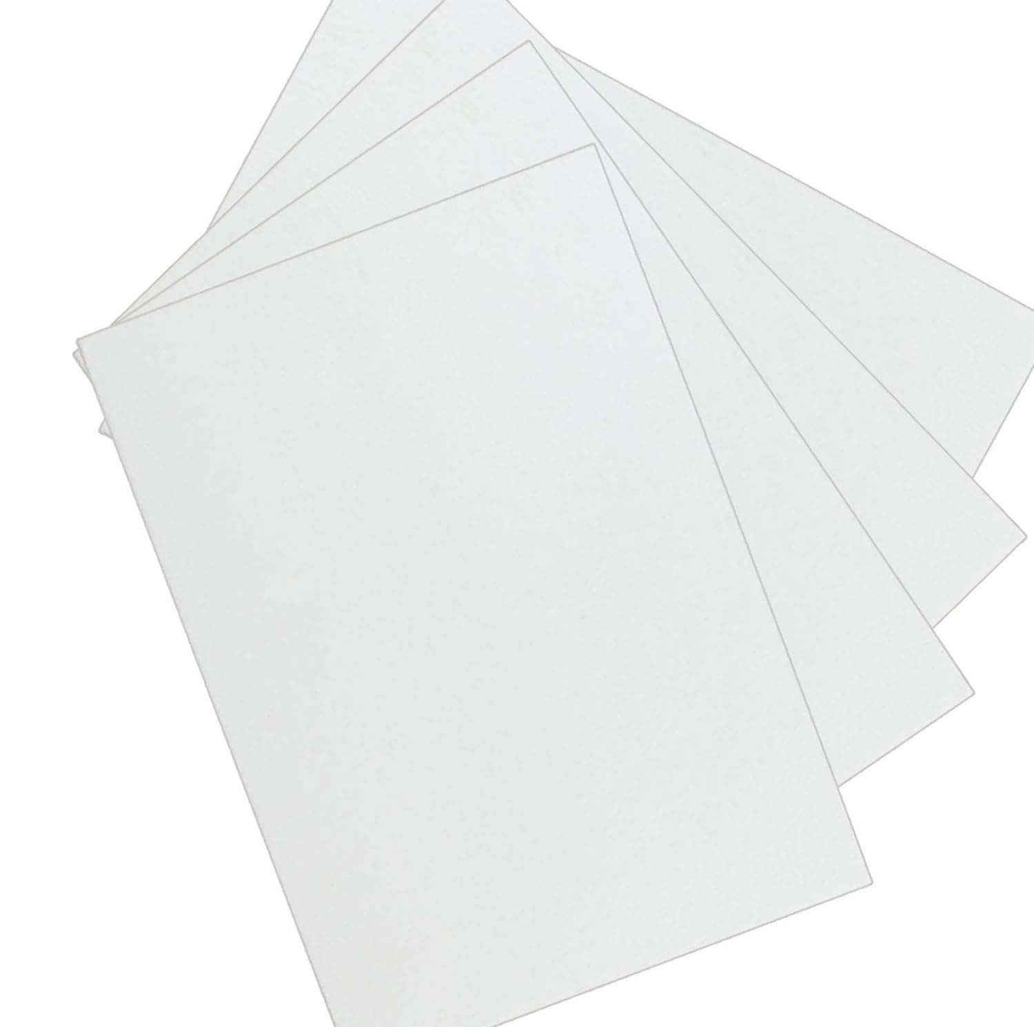 4 pezzi di carta in fibra di ceramica ad alta temperatura – guarnizione isolante ignifuga, materiale per forni e forni (1 mm)