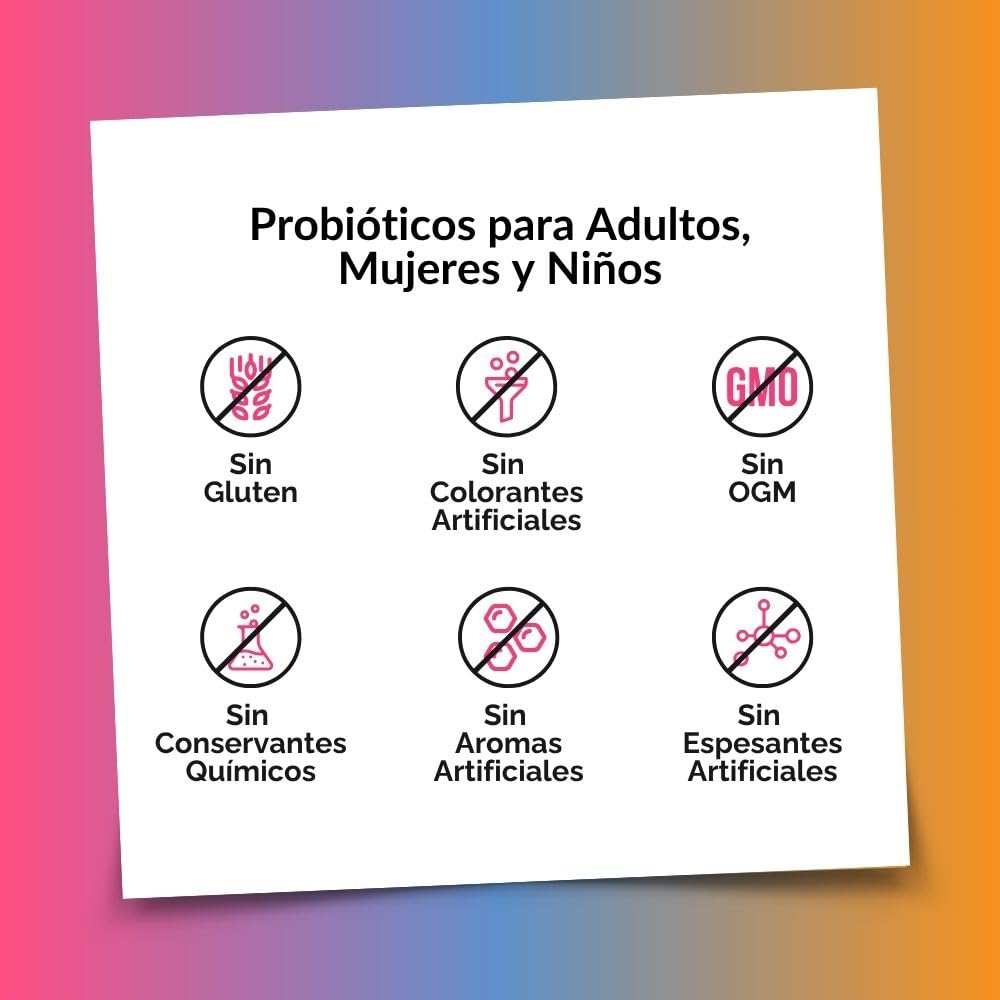 Intelligent Labs Pack 3-en-1: Probióticos para Adultos, Mujeres y Niños. 60 Porciones, Suministro para 60 Días por Paquete. Apoyo Integral para la Salud Digestiva e Inmune de toda la Familia.