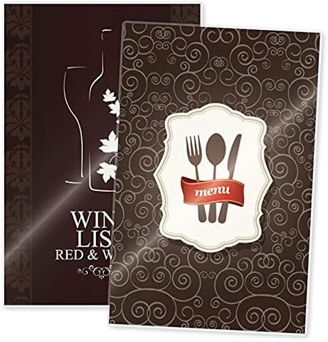 TruLam 3 Mil Laminating Pouches with Rounded Corners | Mini Menu Size | 8-3/4 in. x 11-1/4 in. | Glossy Finish | Premium Adhesive for High-Clarity | 2 Carriers Included | 100 Pack