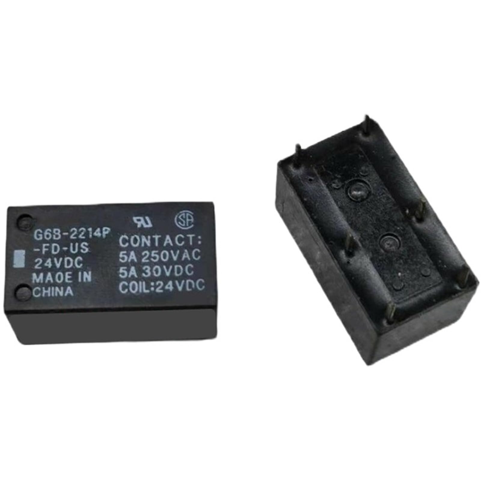 G6B-2214P-FD-US-24VDC relais DIP6 pour circuit imprimé d'automatisme