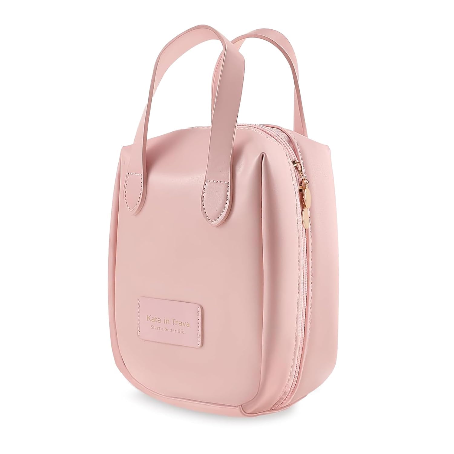 Women Travel Small Cosmetic Bags Waterproof Toiletry Bag with Handle, Zipper, Mini Makeup Kit Portable Purse for Cosmetics Toiletries Organizer-Random color-image-30