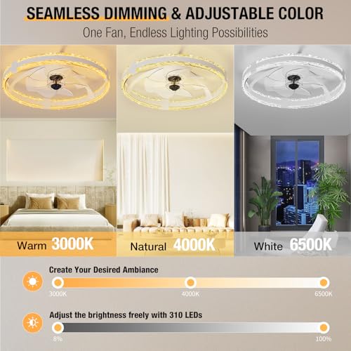Smart Voice Activated Ceiling Fan